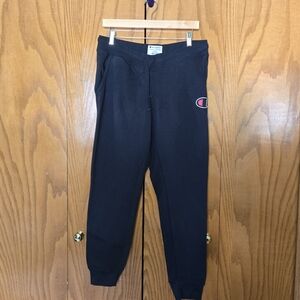 Champion Women's Black Joggers with Logo